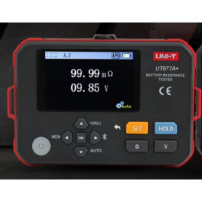 Тестер внутреннего сопротивления аккумуляторов UNI-T UT677A+