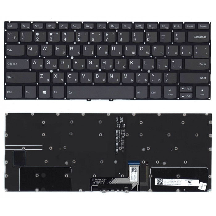 Клавиатура для Lenovo Yoga C930-13IKB черная