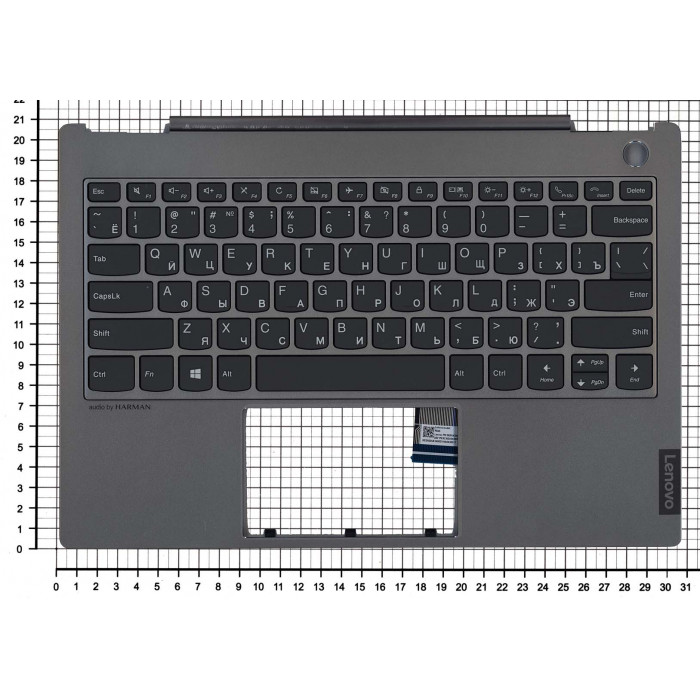 Клавиатура для Lenovo ThinkBook 13s-IWL топкейс