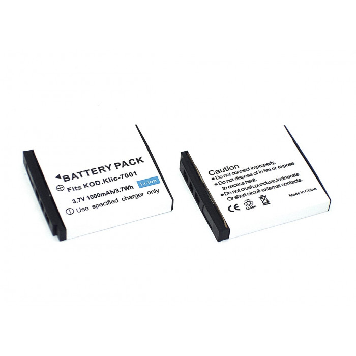 Аккумулятор для фотоаппарата Kodak EasyShare M320 (KLIC-7001) 3.7V 1000mAh