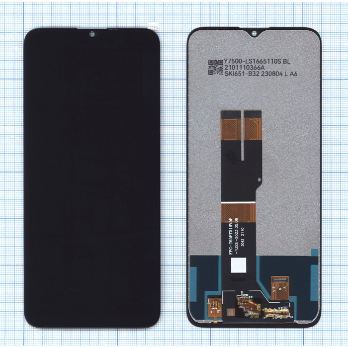 Дисплей для Nokia G20 черный