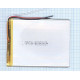 Аккумулятор Li-Pol (батарея) 3*85*123мм 3pin 3.7V / 4000mAh