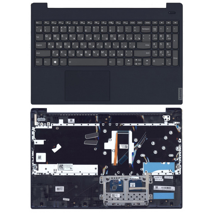 Клавиатура для Lenovo IdeaPad S340-15 топкейс dark blue