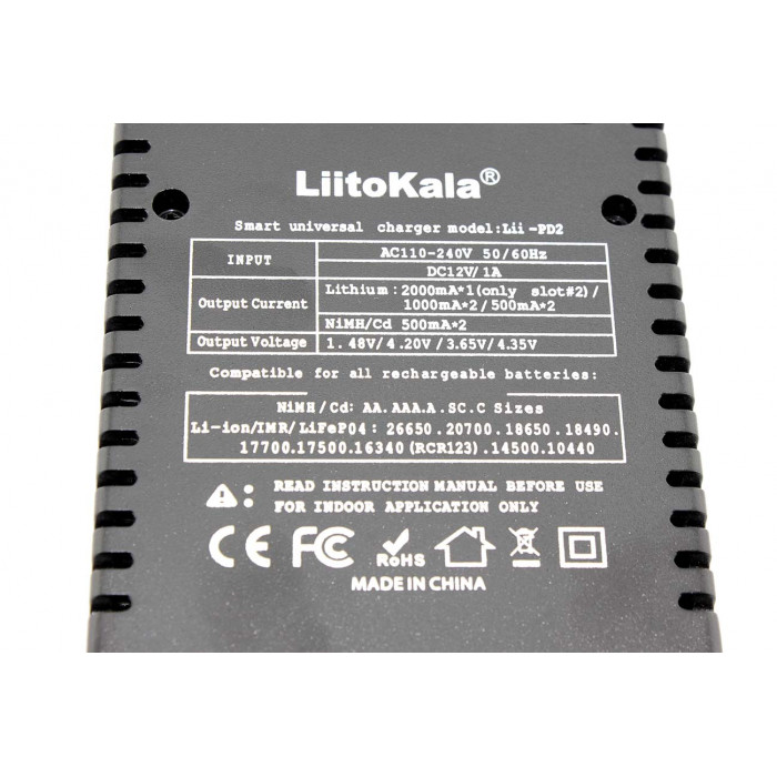 Зарядное устройство LiitoKala Lii-PD2 + CAR charger 12V