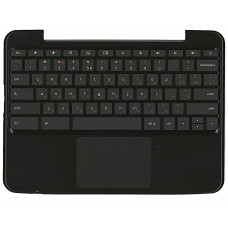 Клавиатура для Samsung Chromebook XE500 черная топ-панель