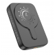 Внешний аккумулятор Powerbank HOCO J117A с быстрой беспроводной зарядкой (магнитный), черный