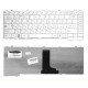 Клавиатура для Toshiba Satellite C600, C640, C645, C645D, L600, L600D, L630, L635 белая