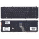 Клавиатура для HP Pavilion DV6-1000 DV6-2000 глянцевая черная