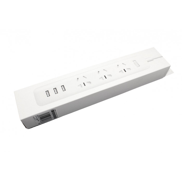 Сетевой удлинитель Xiaomi Power Strip (with 3 USB Port), белый