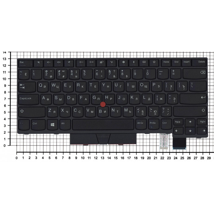 Клавиатура для Lenovo Thinkpad T470 черная