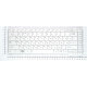 Клавиатура для Toshiba Satellite C600, C640, C645, C645D, L600, L600D, L630, L635 белая