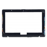 Сенсорное стекло (тачскрин) для Asus VivoBook S200 X202 TCP11F16 черное с рамкой