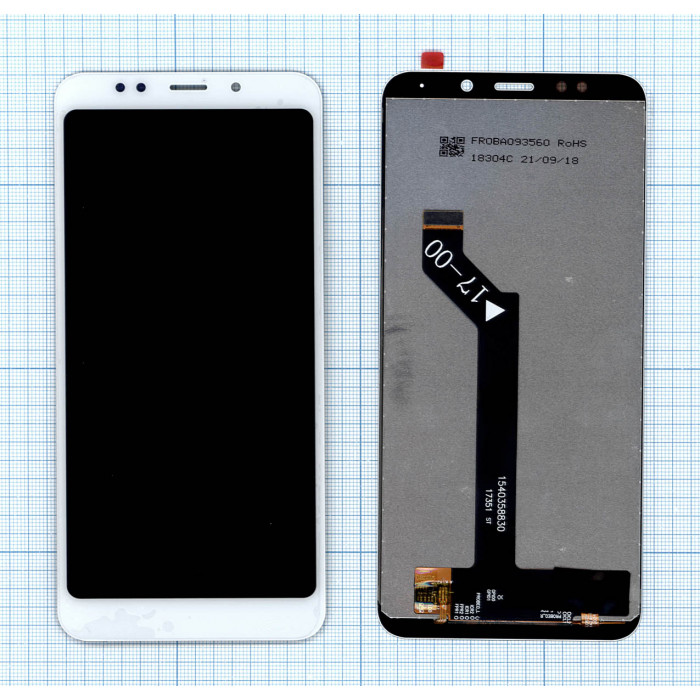 Дисплей для Xiaomi Redmi 5 Plus (Small size) белый