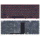 Клавиатура для Lenovo V380 черная с красной рамкой