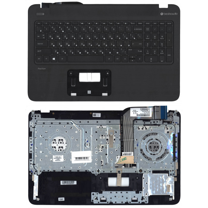 Клавиатура для HP Pavilion 15-P топкейс черный