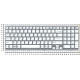 Клавиатура для Sony Vaio VPC-EE, VPCEE белая без рамки