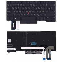 Клавиатура для Lenovo ThinkPad E480 E485 черная