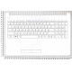 Клавиатура для HP 15-BS 15-BW топкейс белый