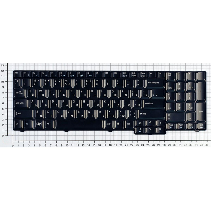 Клавиатура для Acer Aspire 5335 5735 6530G 6930G черная глянцевая