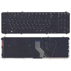 Клавиатура для HP Pavilion DV6-1000 DV6-2000 глянцевая черная