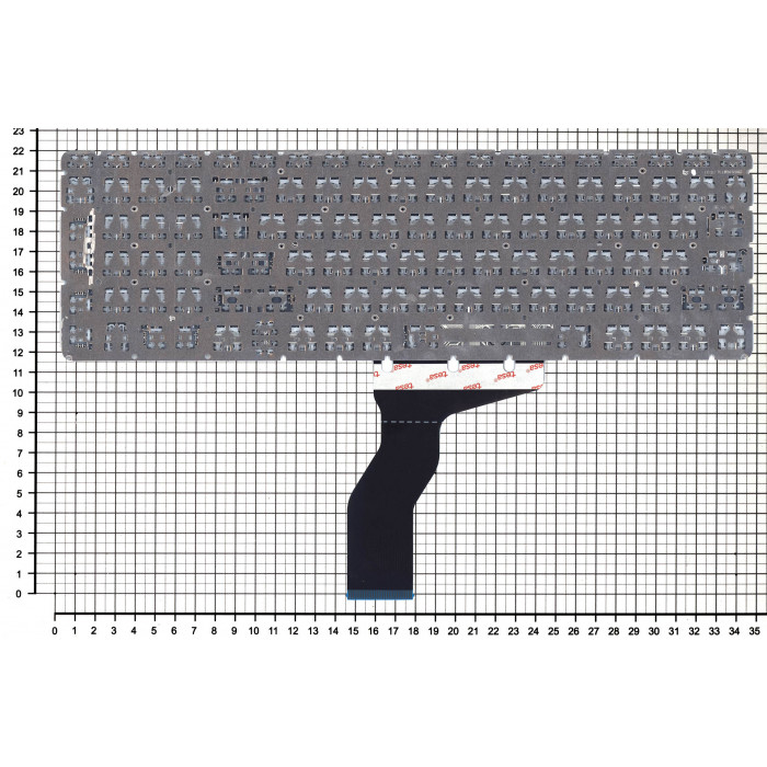 Клавиатура для HP 15-BW 250 G6 серебристая с подсветкой