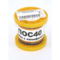 Припой ПОС-40 диаметр 1 мм с канифолью 100 гр 5 шт