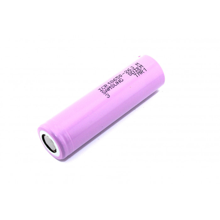 Аккумулятор Li-Ion 18650 для SAMSUNG ICR18650-26JM 2600mAh