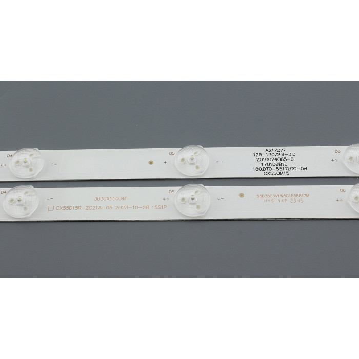 Светодиодная подсветка TV 55" CX55D15L-ZC21A-05 (комплект 12шт)