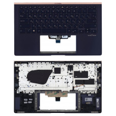 Клавиатура для Asus ZenBook 14 UX434 топ-панель черная