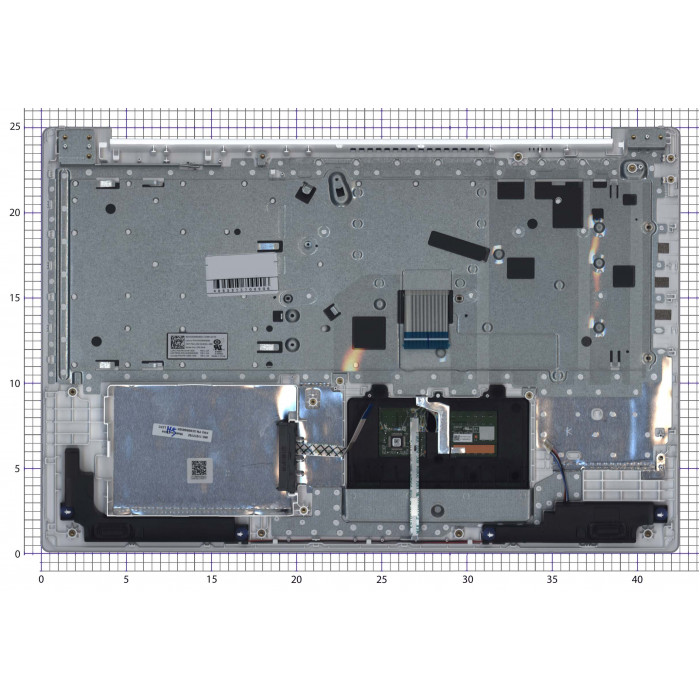 Клавиатура для Lenovo IdeaPad 320-15 топкейс белый