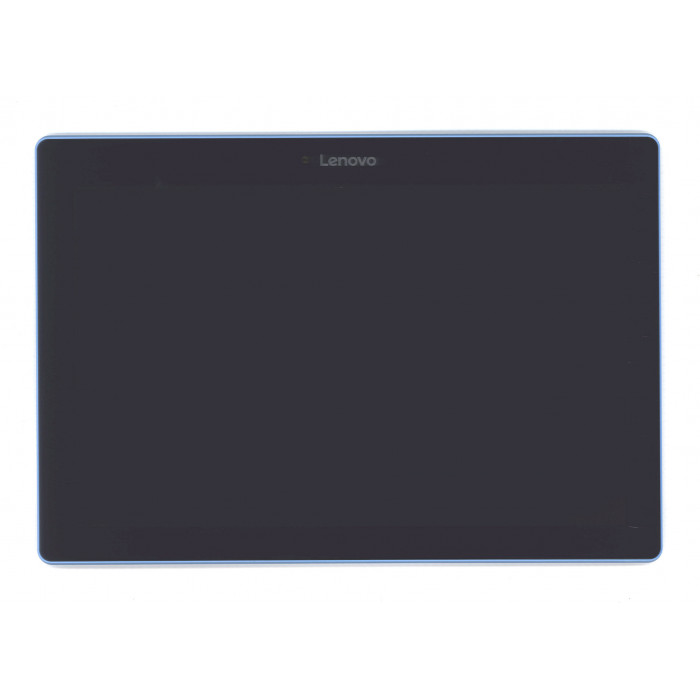Модуль (матрица + тачскрин) для Lenovo Tab TB-X103F черный с голубой рамкой