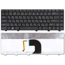 Клавиатура для Dell Vostro 3300 3400 3500 черная с подсветкой