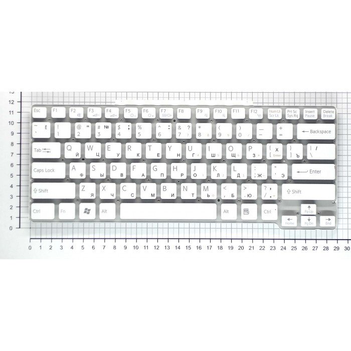 Клавиатура для ноутбука Sony Vaio VGN-SR белая