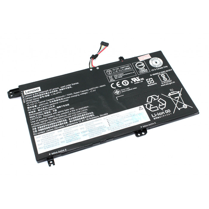 Аккумулятор для Lenovo S540-15IWL (L18M4PF5) 15.2V 70Wh