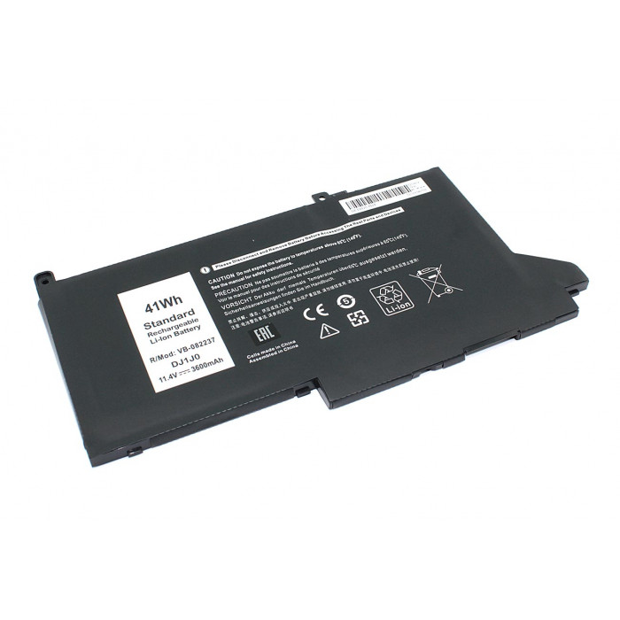 Аккумулятор для Dell Latitude E7280 (DJ1J0) 11.4V 3600mAh OEM