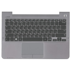 Клавиатура для Samsung NP530U3B 530U3B черная топкейс серый
