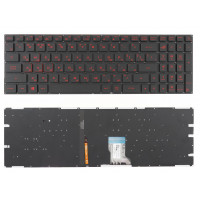 Клавиатура для ноутбука Asus GL502 черная c подсветкой