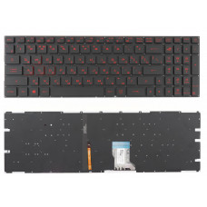 Клавиатура для ноутбука Asus GL502 черная c подсветкой