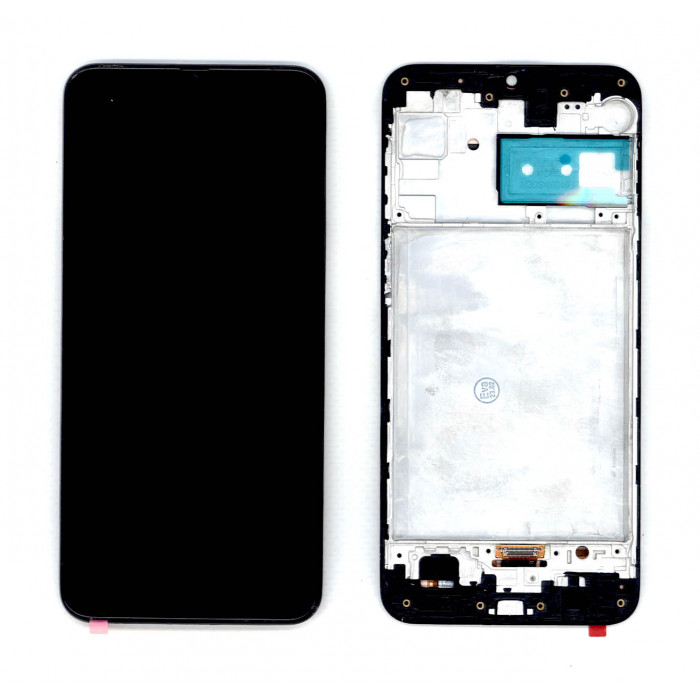 Дисплей для Samsung Galaxy M21 SM-M215 OLED черный с рамкой