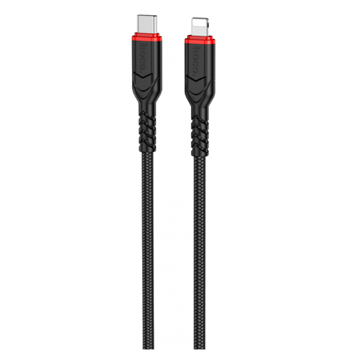 Кабель USB-C HOCO X59 Victory Type-C-Lightning, 20W, 1м, черный