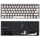 Клавиатура для Lenovo Yoga C930-13IKB серебро