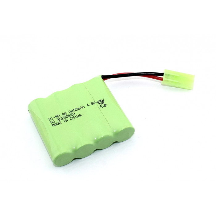 Аккумулятор Ni-Mh 4.8V 2400 mAh AA Flatpack разъем Tamiya