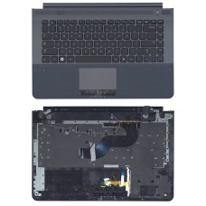 Клавиатура для Samsung RC420 серая топ-панель