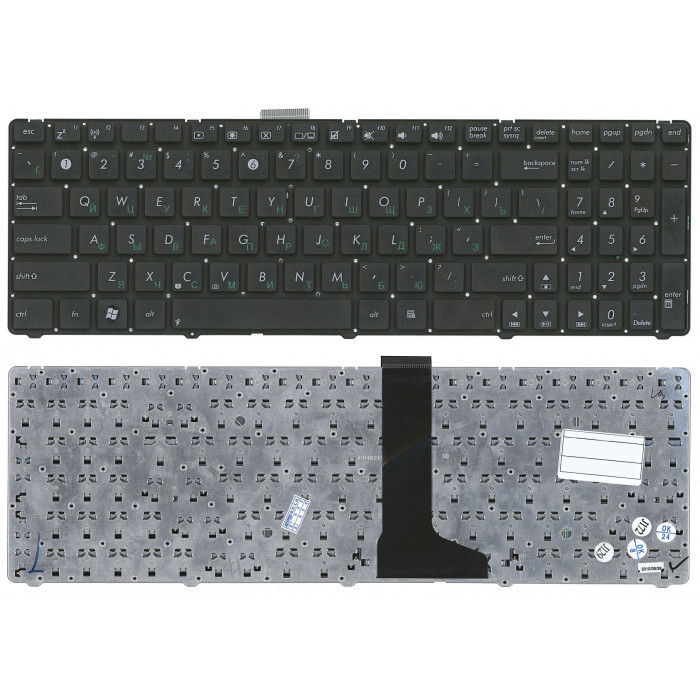 Клавиатура для Asus U53 U53F U56E черная