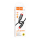 Кабель USB-C HOCO X59 Victory Type-C-Lightning, 20W, 1м, черный