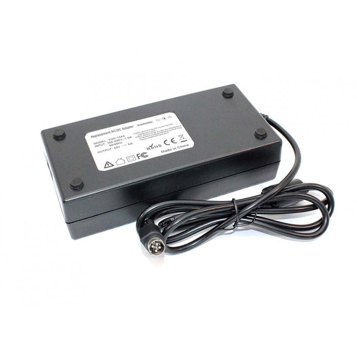Блок питания для монитора и телевизора LCD 24V 6A 144W 4pin OEM