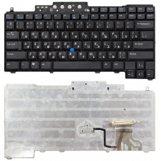 Клавиатура для Dell Latitude D620 D630 D820 D830 черная с указателем