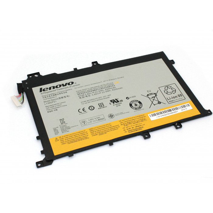 Аккумулятор для Lenovo Ideapad A10 (L13M2P21) 3.65V 6200mAh Li-Pol