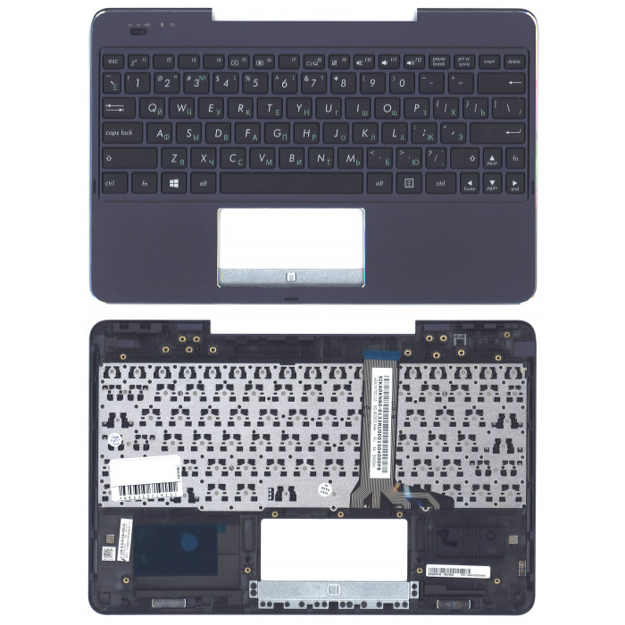 Клавиатура для ноутбука Asus T100Chi топкейс темно-синий