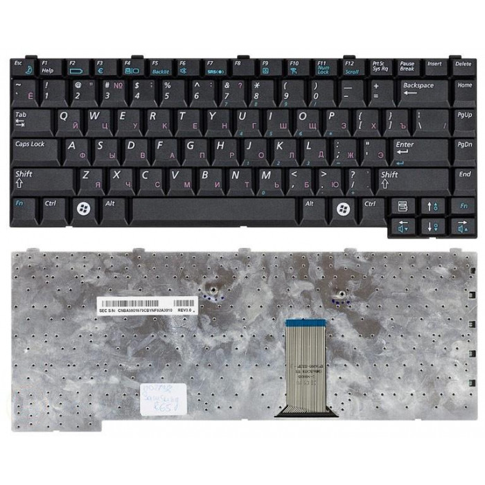 Клавиатура для Samsung R45 R65 черная
